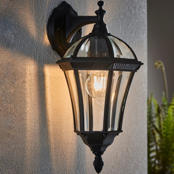 Return Vogue Drayton Outdoor Wall Light Black