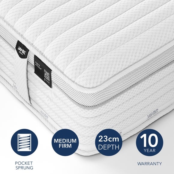 Return - Jay-Be 2000 Hybrid E Pocket Eco Trucore Mattress, Double