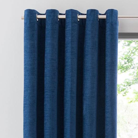 Genoa Chenille Blackout Thermal Eyelet Curtains