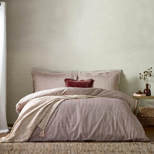 Yard Hebden Reversible 100 Cotton Duvet Cover & Pillowcase Set