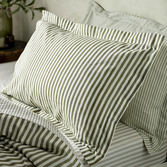 View Yard Hebden 100 Cotton Oxford Pillowcase Pair View Yard Hebden 100 Cotton Oxford Pillowcase Pair