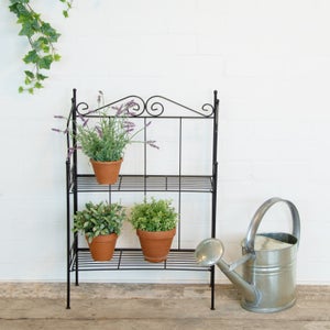 Fallen Fruits 2 Tier Folding Etagere Plant Stand