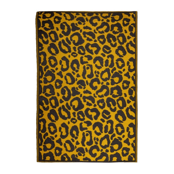 Fallen Fruits Leopard Outdoor Rug