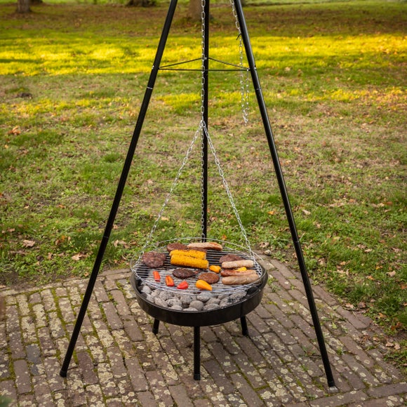 Fallen Fruits Bbq Fire Bowl with Tripod