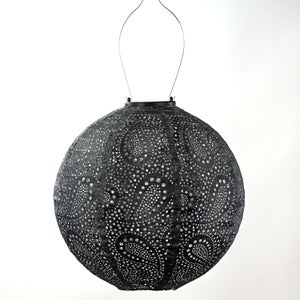 Fallen Fruits Medium Round Paisley Solar Lantern