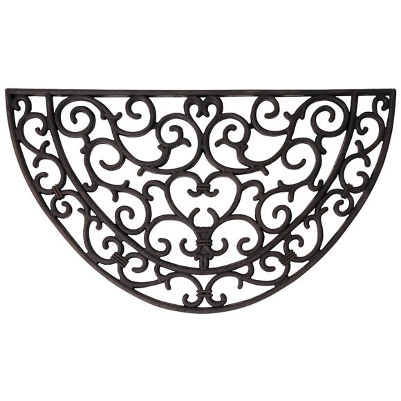 Esschert Design Half Round Rubber Doormat