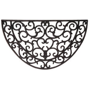 Esschert Design Half Round Rubber Doormat