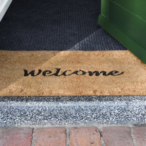 Esschert Design Coir Welcome Relief Doormat