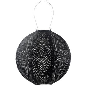 Fallen Fruits Medium Round Ikat Solar Lantern