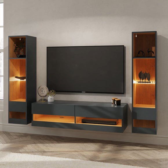 Click to view product details and reviews for Delta Standard Tv Unit With Shelving For Tvs Up To 46.