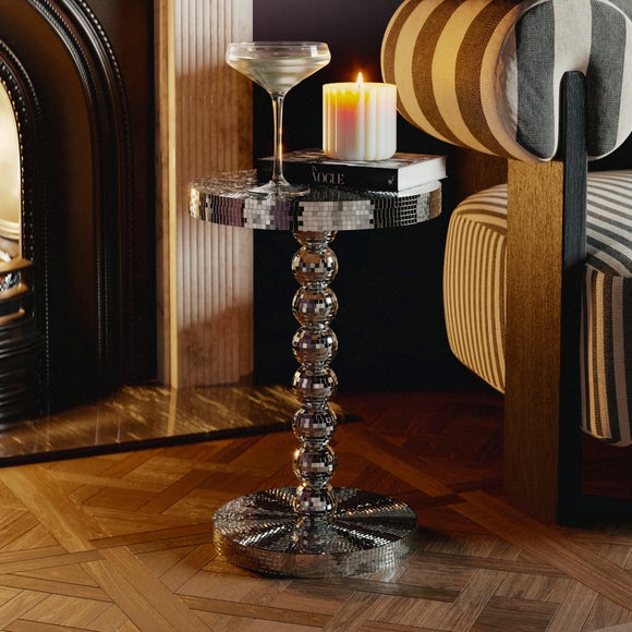Disco Ball Side Table