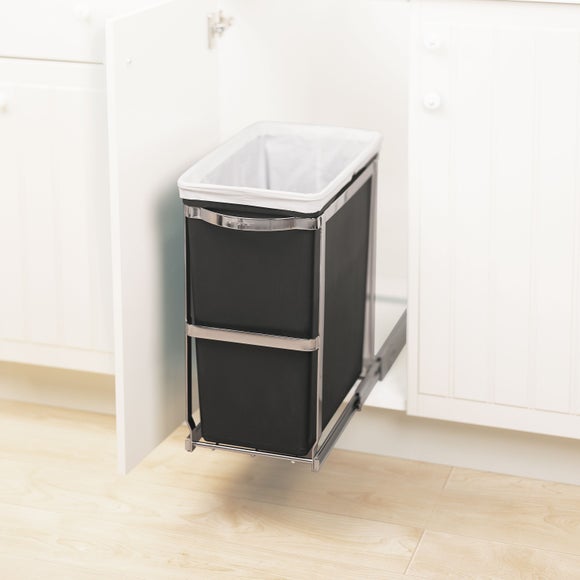 Click to view product details and reviews for Simplehuman 30l Stainless Steel Pullout Recycling Bin.