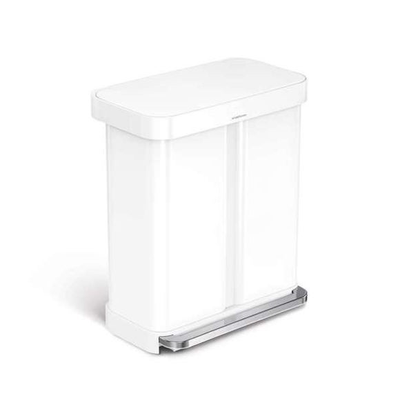 Click to view product details and reviews for Simplehuman 58l Stainless Steel Dual Compartment Pedal Bin.