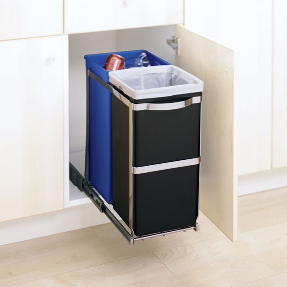 Click to view product details and reviews for Simplehuman 2015l Stainless Steel Pullout Recycling Bin.
