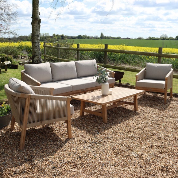 Amir Roma 5 Seater Outdoor Lounger Set