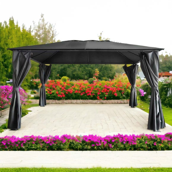 Amir Titan Galvanised Steel Gazebo 4m