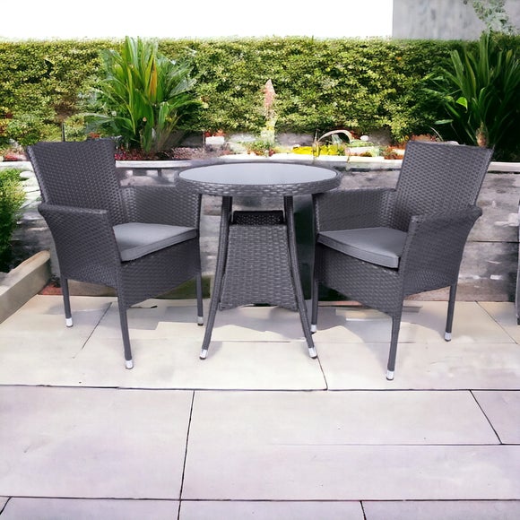 Amir Malaga Outdoor Stacking Bistro Set