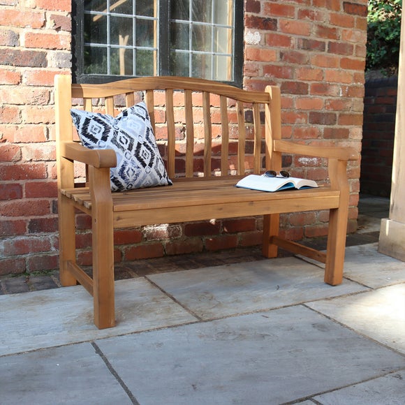 Amir Lytham Outdoor 2 Seater Dining Bench