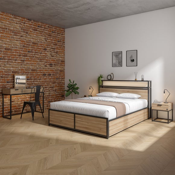 X Rocker Living Denver Ottoman Bed with App Controlled LED Lights