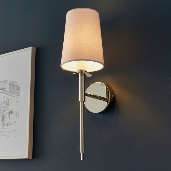 Return Vogue Callan Wall Light Nickel