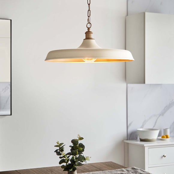 Return Vogue Ashton Pendant Light White