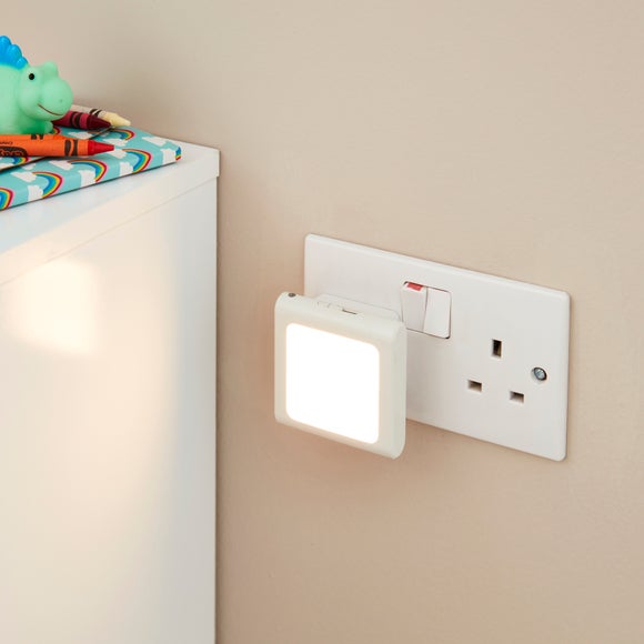 View Square Plug In Wall Night Light View Square Plug In Wall Night Light