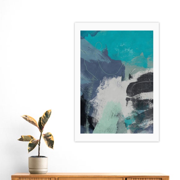 East End Prints Flood Waves by Ana Rut Bre Print