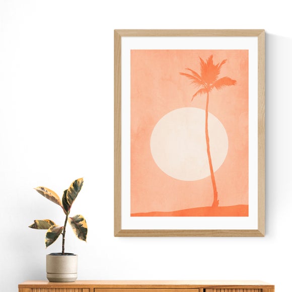 East End Prints St. Tropez Sunset by Kubistika Print