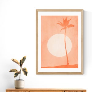 East End Prints St. Tropez Sunset By Kubistika Print