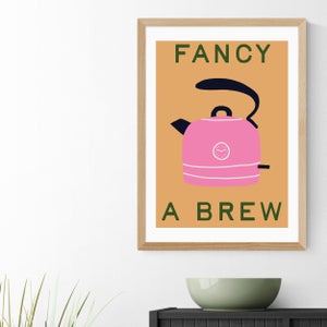 East End Prints Fancy A Brew By Emmy Lupin Studio Print