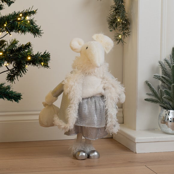 Silver Mouse Ornament