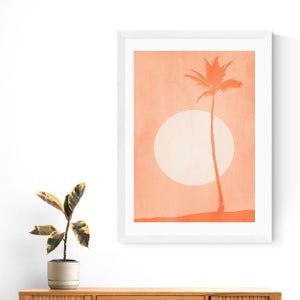 East End Prints St. Tropez Sunset By Kubistika Print