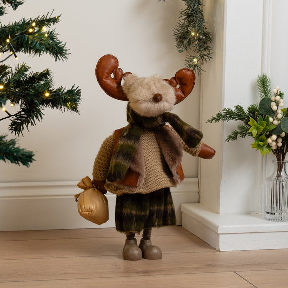 Brown Reindeer Ornament