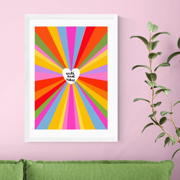 East End Prints Anti Bad Vibes by Emmy Lupin Studio Print