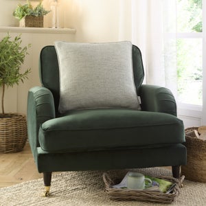 Churchgate Swithland Herringbone Square Cushion Cover
