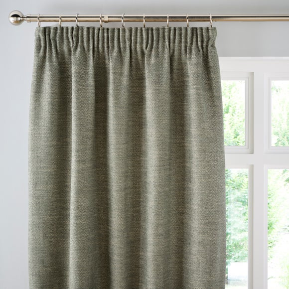 Churchgate Swithland Herringbone Pencil Pleat Curtains