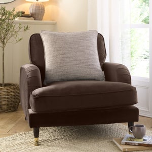 Churchgate Swithland Herringbone Square Cushion Cover