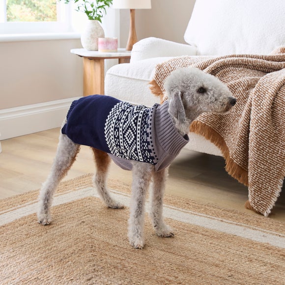 Fair Isle Dog Jumper