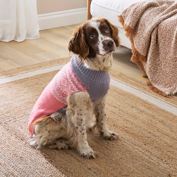 Fair Isle Dog Jumper
