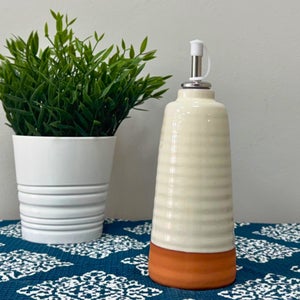 Dexam Porto Ribbed Terracotta Oil Drizzler