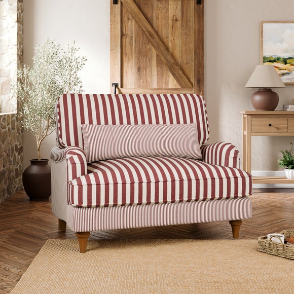 Click to view product details and reviews for Beatrice Ii Woven Stripe Mix Snuggle Chair.