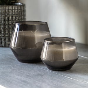 Set Of 2 Black Tea And Bergamot Multi Wick Smoked Candles