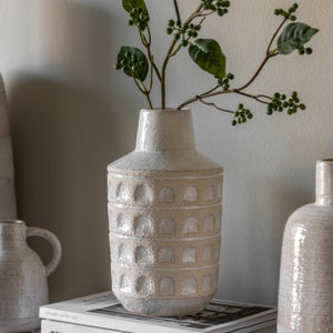 Cedar & Sage Capua Ceramic Graphic Vase