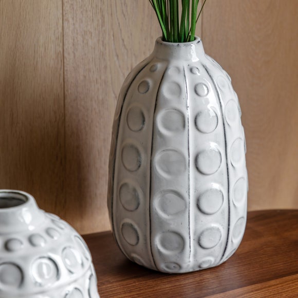 Cedar & Sage Kusama Dotted Ceramic Vase