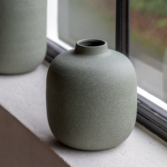 Goa Cast Aluminium Olive Vase