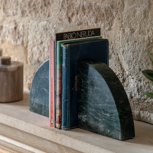 View Cedar & Sage Set Of 2 Tamera Marble Bookends View Cedar & Sage Set Of 2 Tamera Marble Bookends