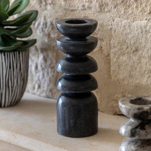 Cedar & Sage Azuaga Marble Tealight Candlestick Holder