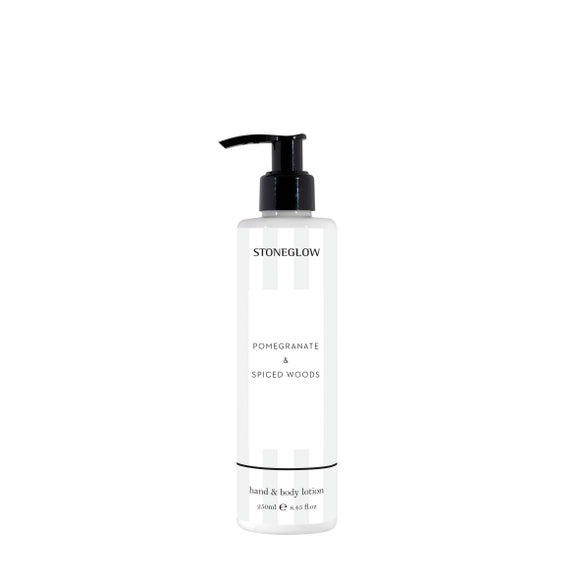 View Stoneglow Pomegranate & Spiced Woods Hand & Body Lotion View Stoneglow Pomegranate & Spiced Woods Hand & Body Lotion