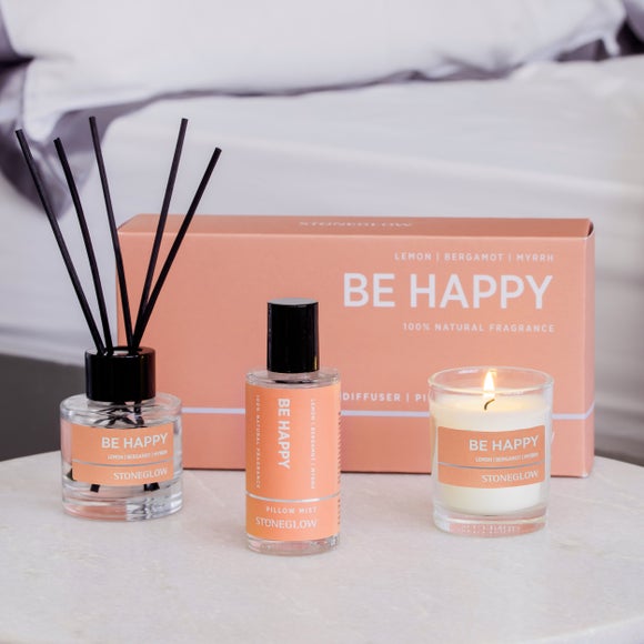 View Stoneglow Wellbeing Be Happy Gift Set View Stoneglow Wellbeing Be Happy Gift Set