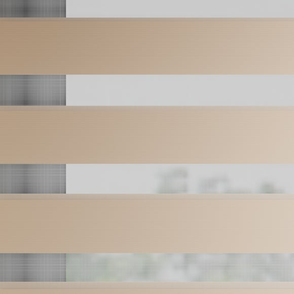 Swish Day and Night Daylight Made to Measure Fabric Sample Natural